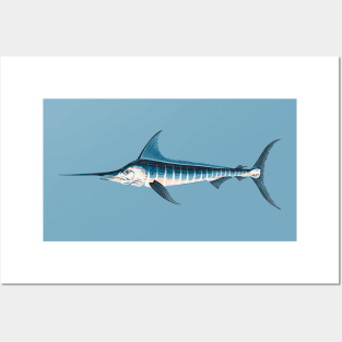 Stripped Marlin Posters and Art